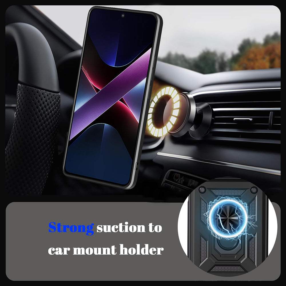 Case for Xiaomi Poco X8 Pro Max, Techsuit, CamShield, Black