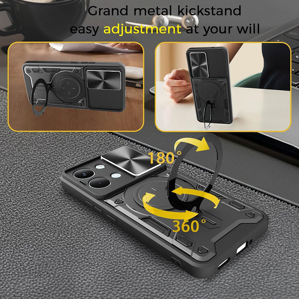 Case for Xiaomi Poco X8 Pro, Techsuit, CamGuard Pro, Black