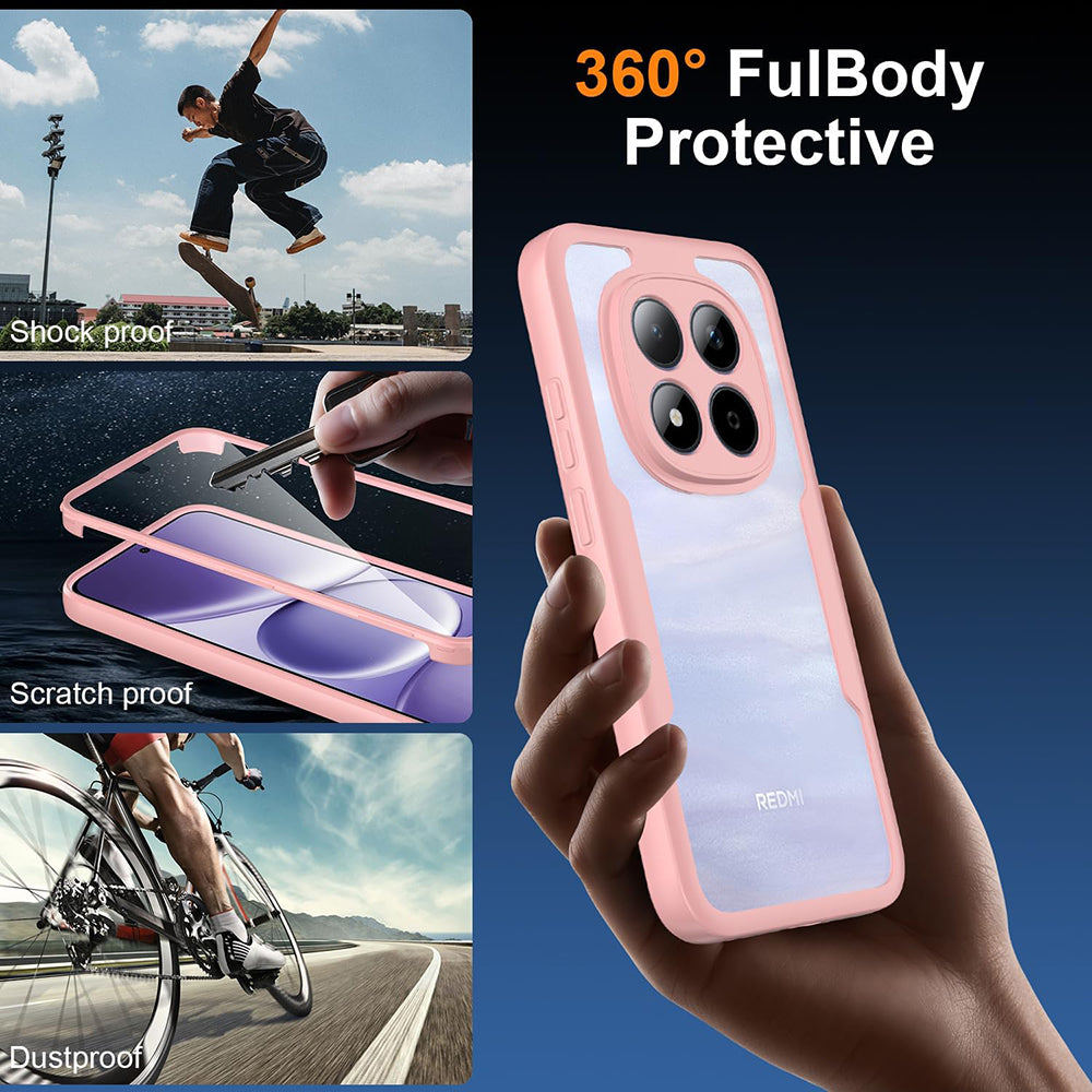 Case for Xiaomi Poco X8 Pro, Techsuit, ColorVerse 360, Pink