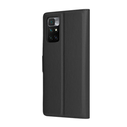Case for Xiaomi Redmi 10 2022 / 10 (2021), Techsuit, Leather Folio, Black