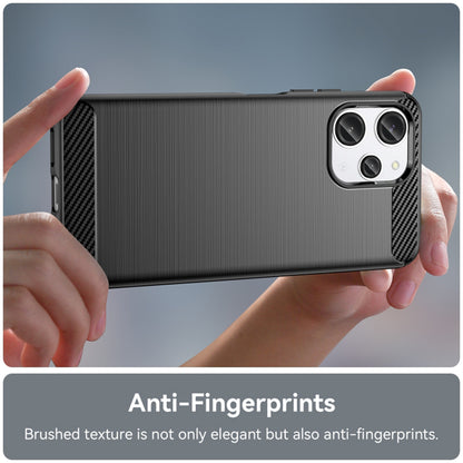 Case for Xiaomi Redmi 12 5G / 12, Techsuit, Carbon, Black