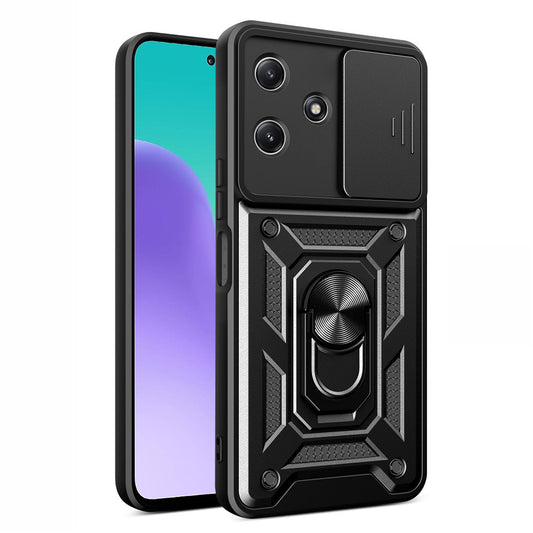 Case for Xiaomi Redmi 12 5G, Techsuit, CamShield, Black