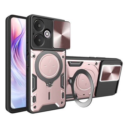 Case for Xiaomi Redmi 13C 5G, Techsuit, CamGuard Pro, Rose Gold