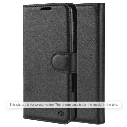 Case for Xiaomi Redmi 15 5G / 15 4G, Techsuit, Leather Folio, Black