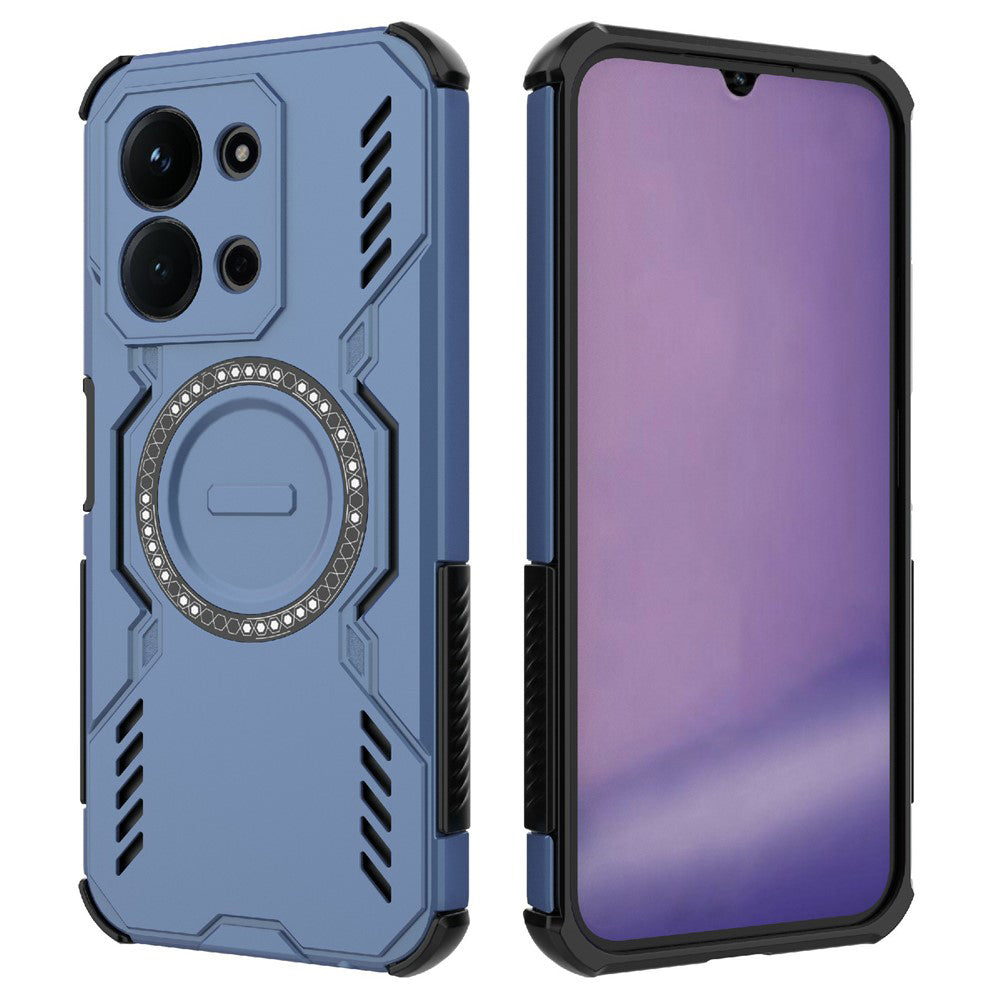 MagSafe Case for Xiaomi Redmi 15C 5G / 15C 4G, Techsuit, ArmorMag, Blue