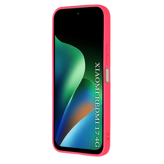 Case for Xiaomi Redmi 17 5G / 17 4G, Techsuit, SoftFlex, Dark Pink