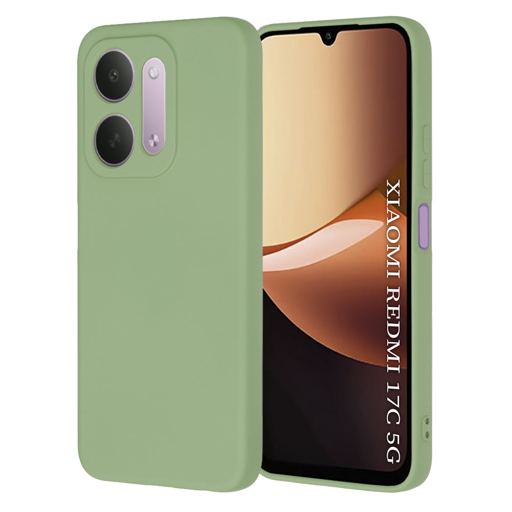 Case for Xiaomi Redmi 17C 5G, Techsuit, SoftFlex, Light Green