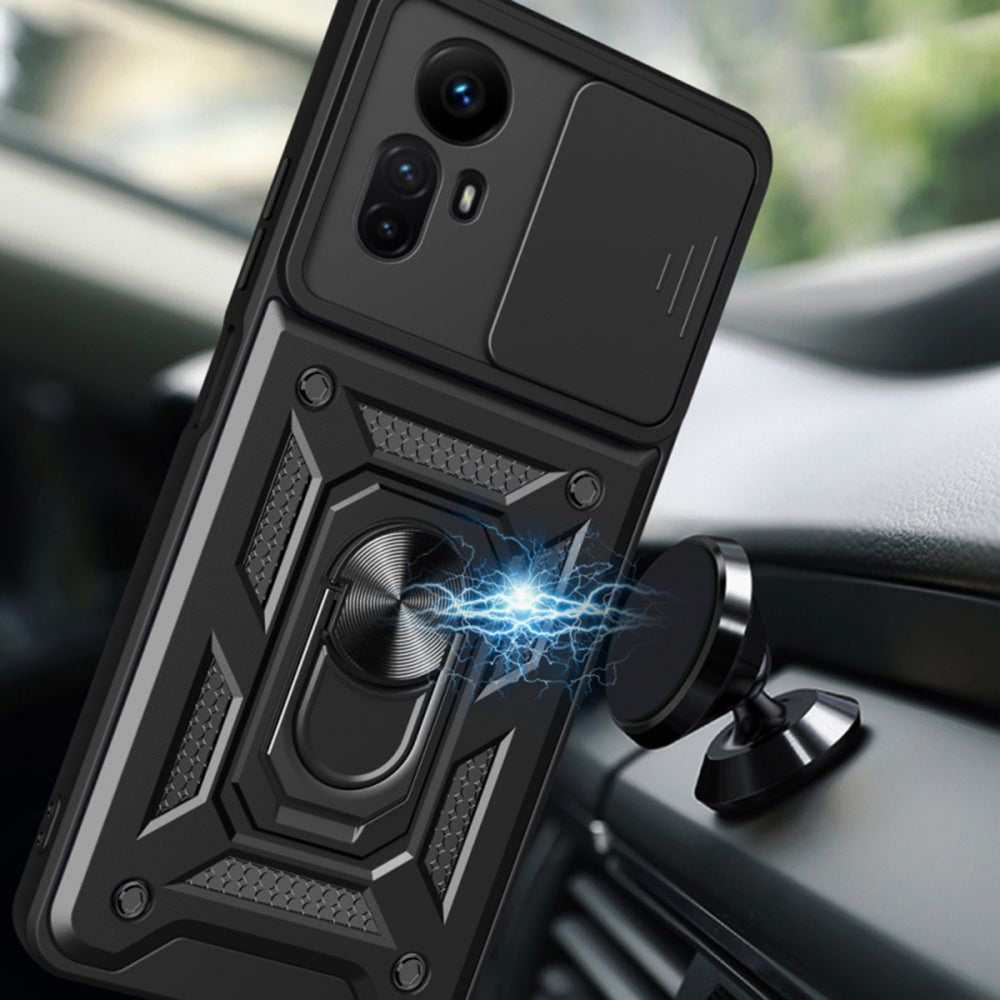 Case for Xiaomi Redmi Note 12S, Techsuit, CamShield, Black
