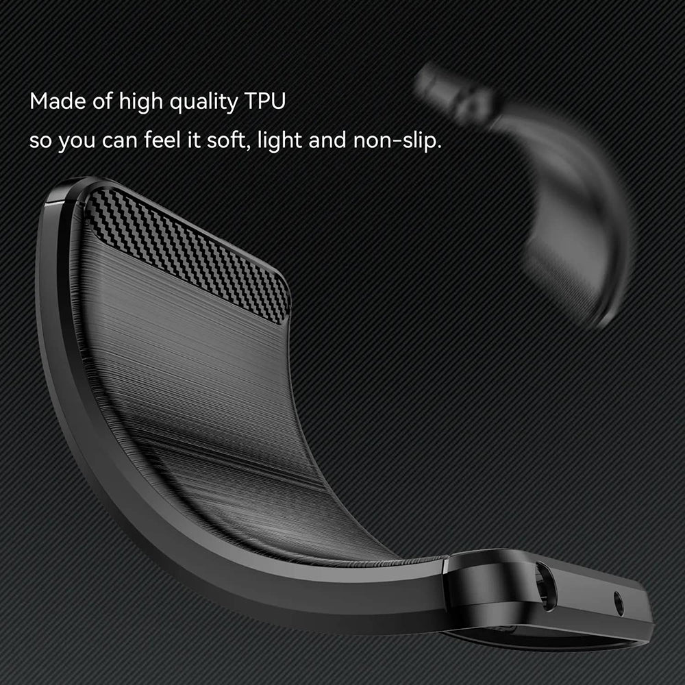 Case for Xiaomi Redmi Note 14 Pro+ 5G, Techsuit, Carbon, Black