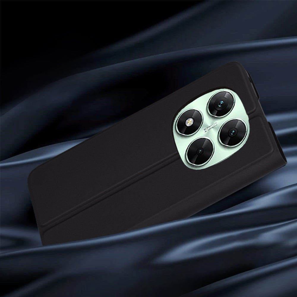 Case for Xiaomi Redmi Note 14 Pro+ 5G, Techsuit, Magskin Book, Black