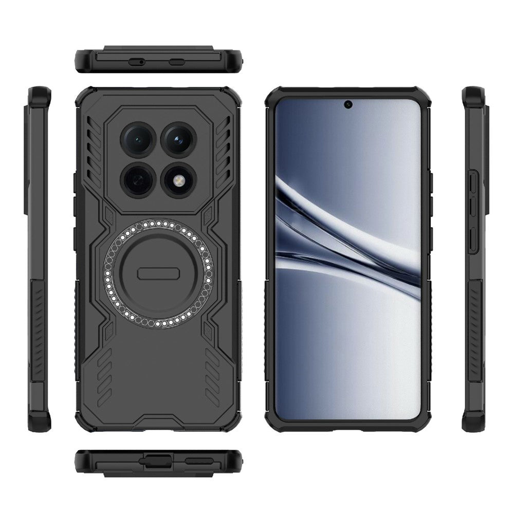 MagSafe Case for Xiaomi Redmi Note 15 4G, Techsuit, ArmorMag, Black