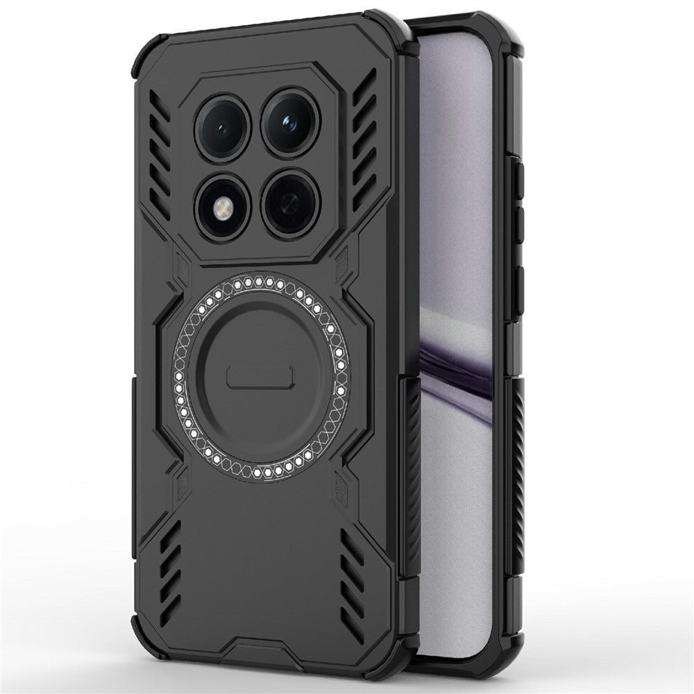 MagSafe Case for Xiaomi Redmi Note 15 Pro 4G, Techsuit, ArmorMag, Black