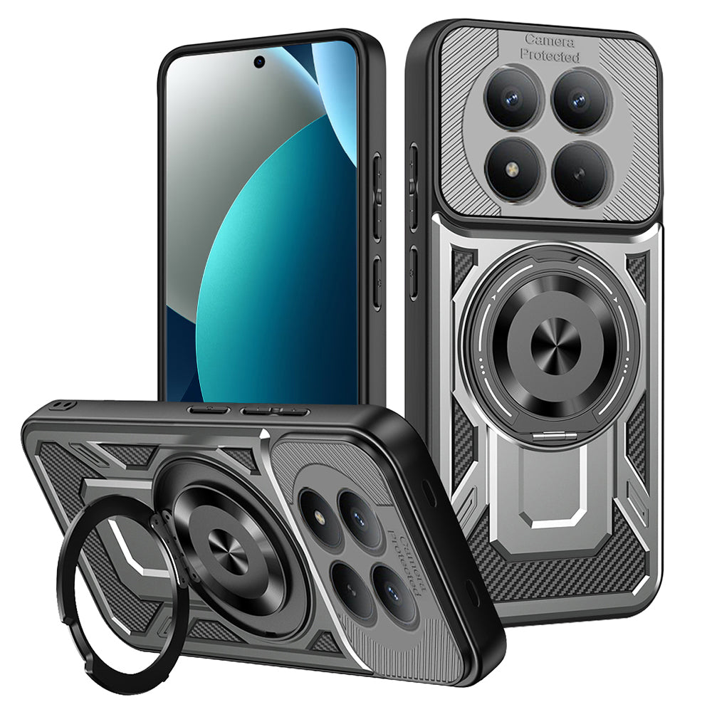 Case for Xiaomi Redmi Note 15 Pro 4G, Techsuit, RuggedCam, Gray