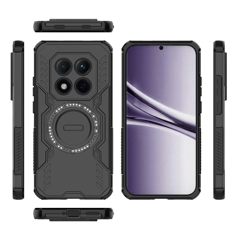 MagSafe Case for Xiaomi Redmi Note 15 Pro 5G, Techsuit, ArmorMag, Black