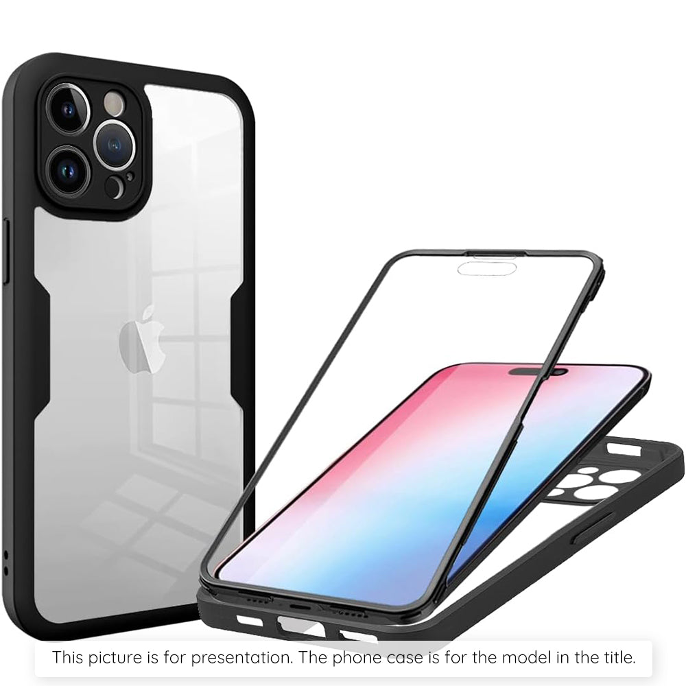 Case for Xiaomi Redmi Note 17 Pro Max, Techsuit, ColorVerse 360, Black