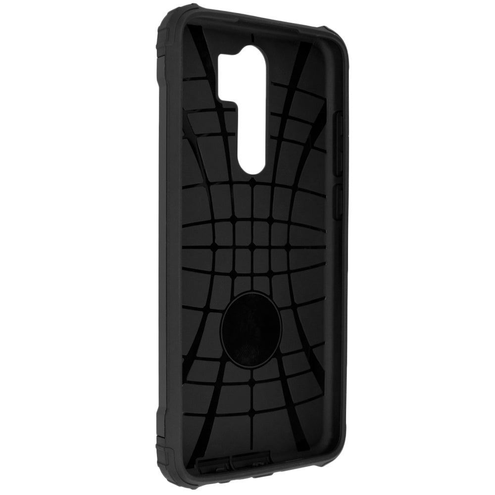 Case for Xiaomi Redmi Note 8 Pro, Techsuit, Hybrid Armor, Black