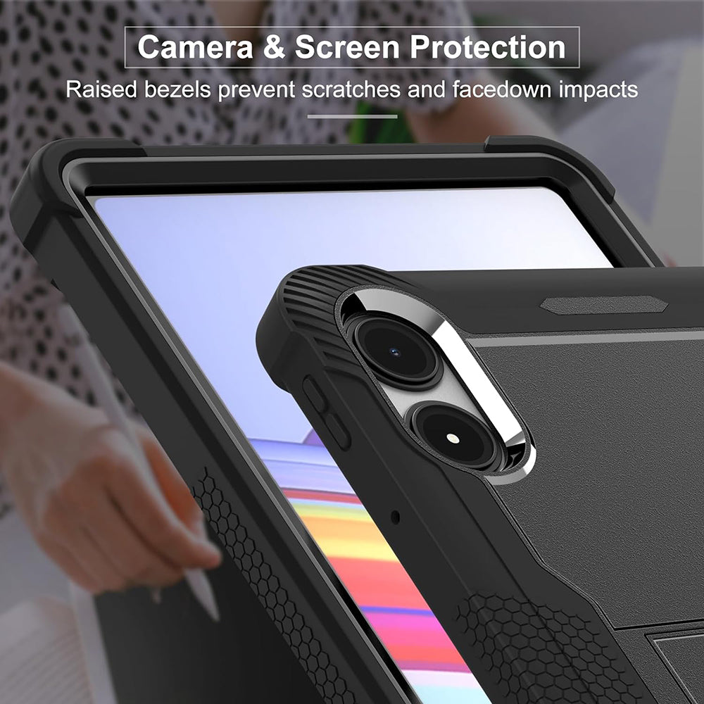 Case for Xiaomi Redmi Pad Pro / Pro 5G / Poco Pad, Techsuit, Rugged TabShell, Black