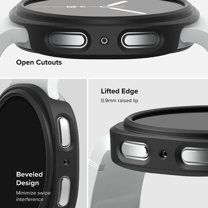Ringke Slim Case for Samsung Galaxy Watch8 44mm, Set of 2, Matte Black