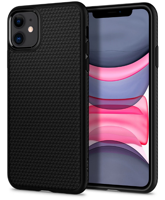Case for Apple iPhone 11, Spigen, Liquid Air, Black