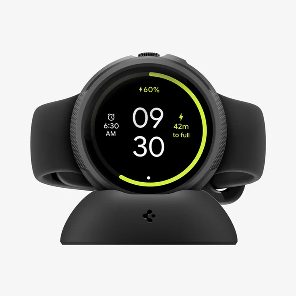 Spigen Liquid Air Case for Google Pixel Watch 4 45mm, Matte Black ACS11222
