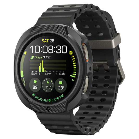 Spigen Liquid Air Case for Samsung Galaxy Watch8 40mm, Matte Black ACS09840