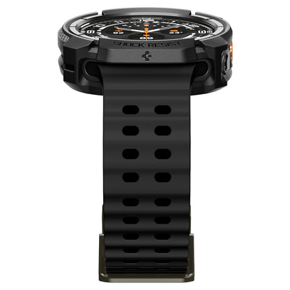 Spigen Rugged Armor Case for Samsung Galaxy Watch Ultra2, Matte Black ACS11611