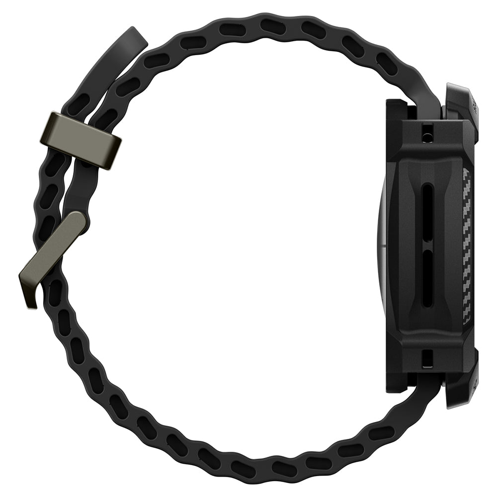 Spigen Rugged Armor Case for Samsung Galaxy Watch Ultra2, Matte Black ACS11611