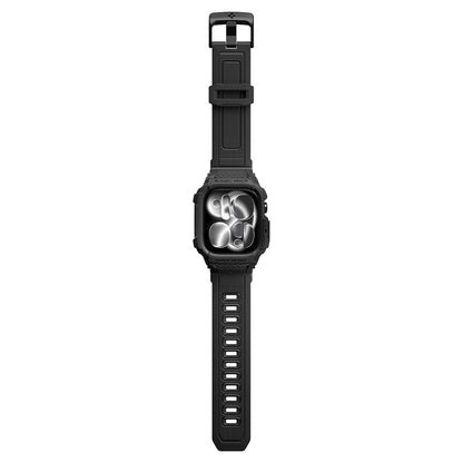 Spigen Rugged Armor Pro Case for Apple Watch Series 12 46mm, Matte Black ACS11894