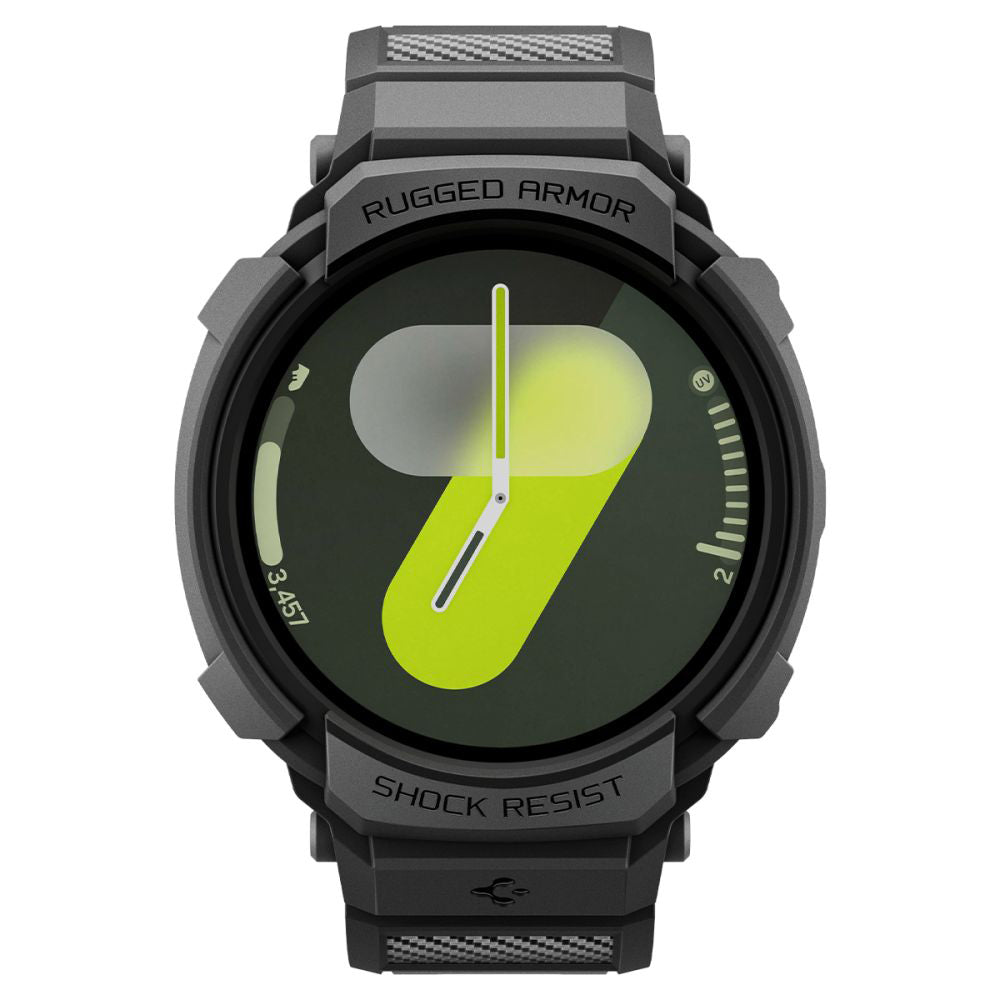 Spigen Rugged Armor Pro Case for Samsung Galaxy Watch8 44mm, Black ACS10007