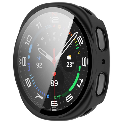 Tech-Protect Defense Case for Samsung Galaxy Watch9 / Watch8 40mm, Set of 2, Black / Transparent