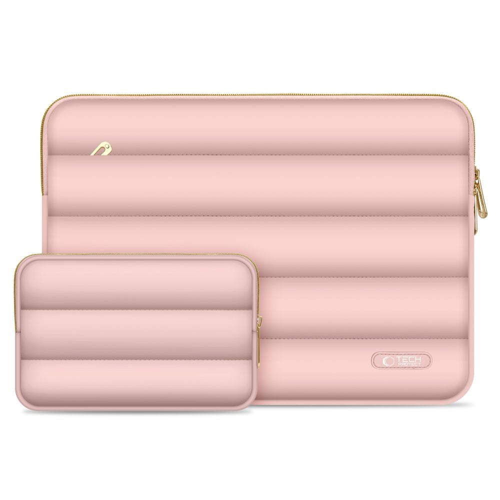 Tech-Protect PUFFY Case for 15inch / 16inch Laptop, Pink