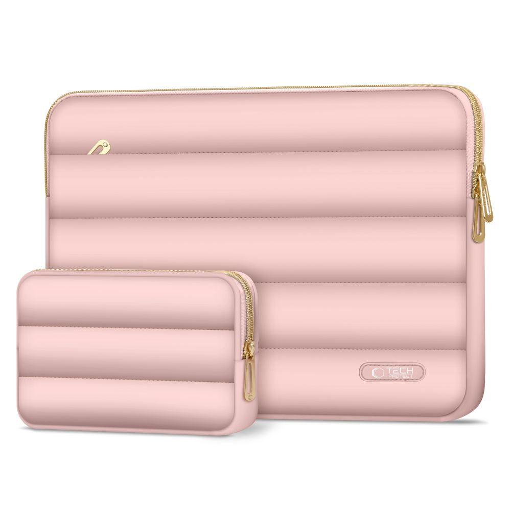 Tech-Protect PUFFY Case for 15inch / 16inch Laptop, Pink