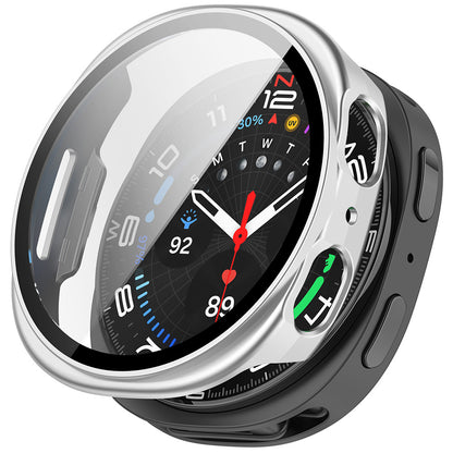 Techsuit Defense360 Pro Case for Samsung Galaxy Watch8 40mm, Silver