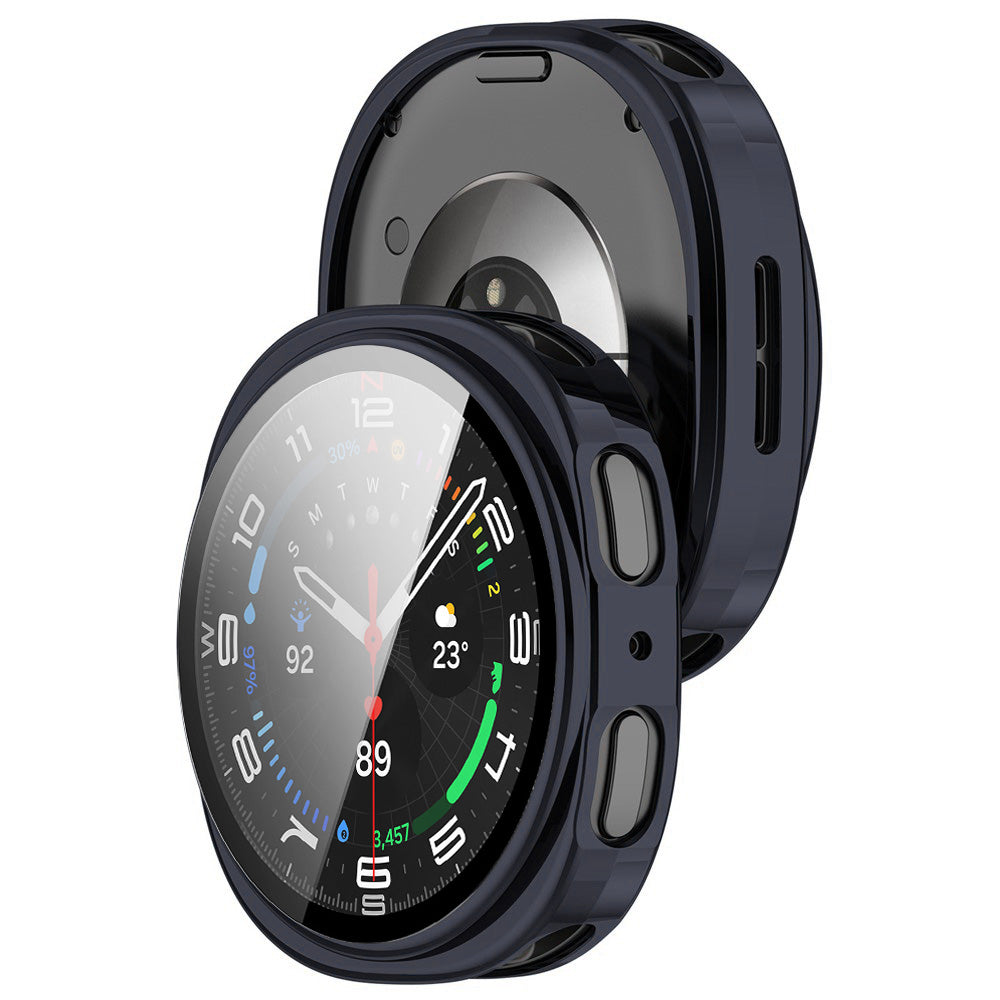 Techsuit Defense360 Pro Case for Samsung Galaxy Watch8 40mm, Navy Blue