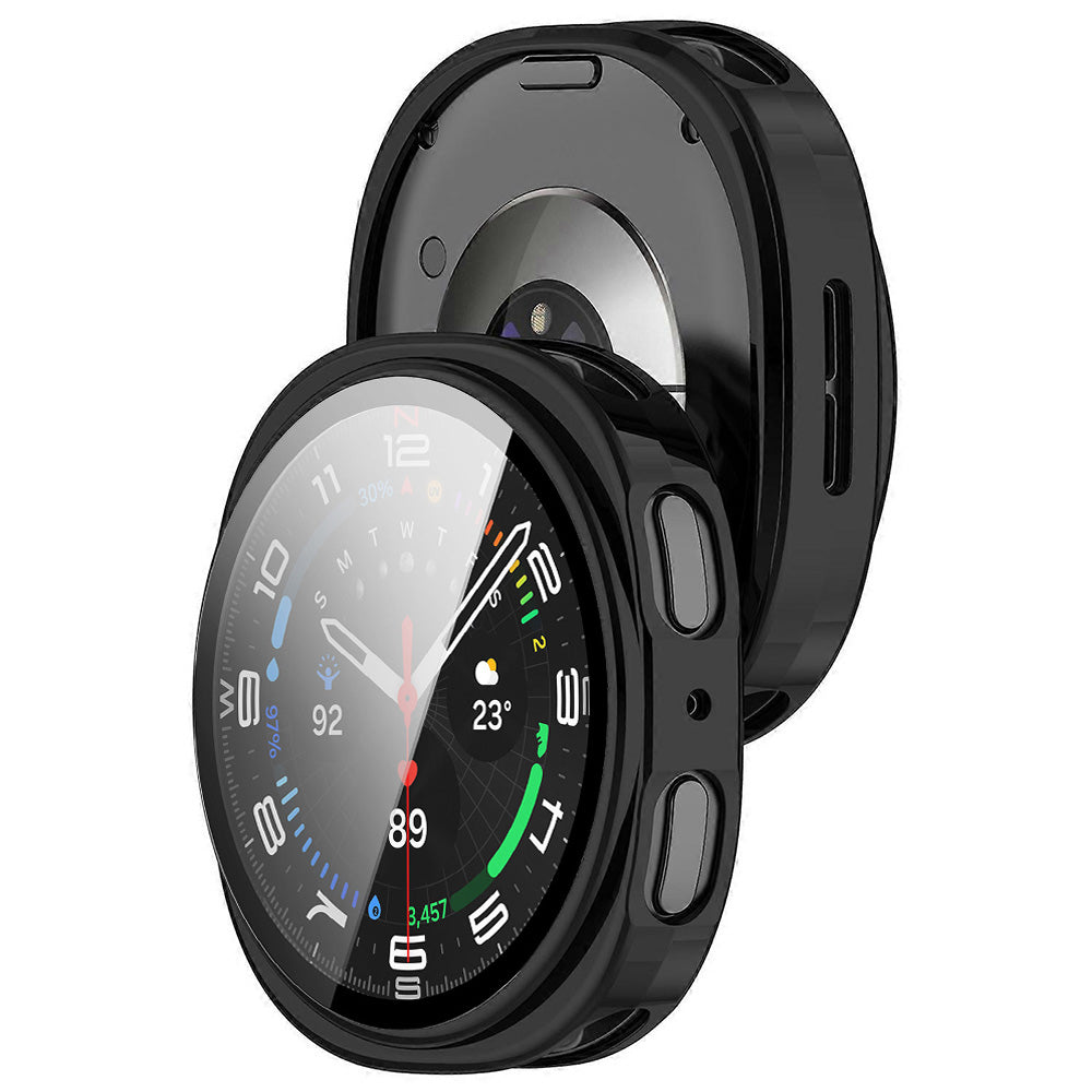 Techsuit Defense360 Pro Case for Samsung Galaxy Watch8 44mm, Black