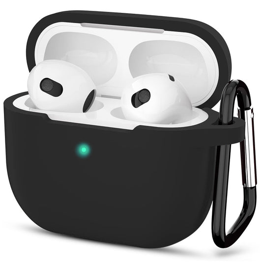 Techsuit Silicone Case for Apple AirPods 3, Black