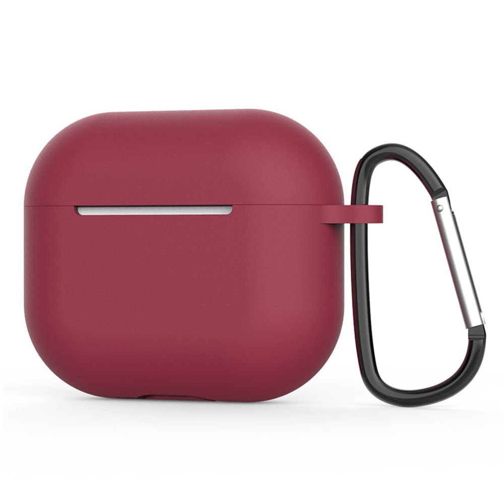 Techsuit Silicone Case for Apple AirPods 4, Burgundy