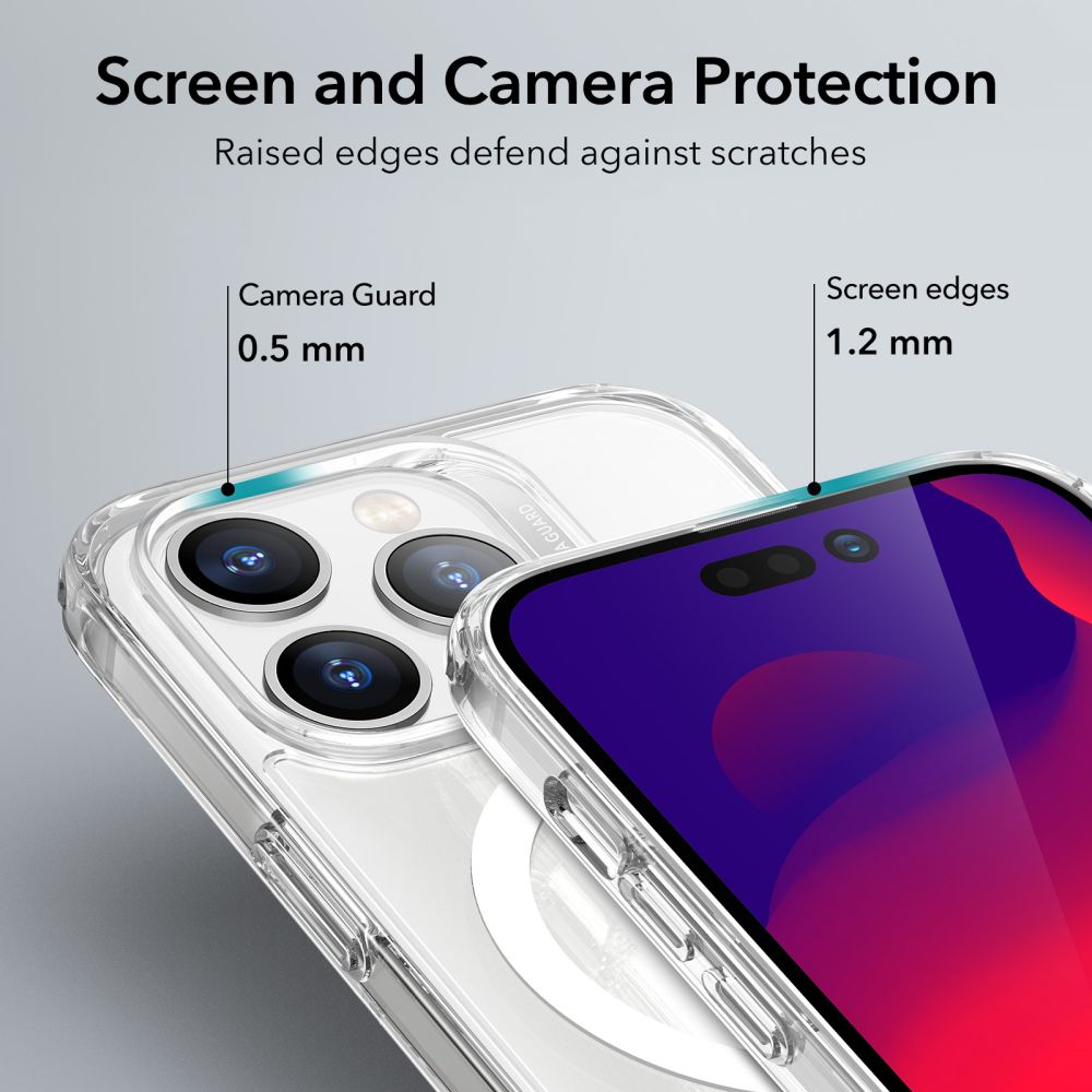 MagSafe Case for Apple iPhone 14 Pro Max, ESR, Ch Halolock, Transparent