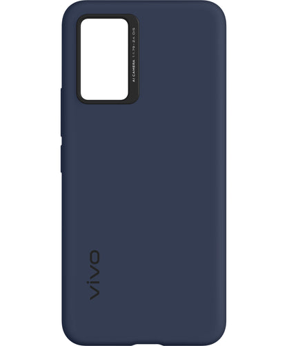 Pouch for vivo V21 5G, Silicone Cover, Blue 6000172