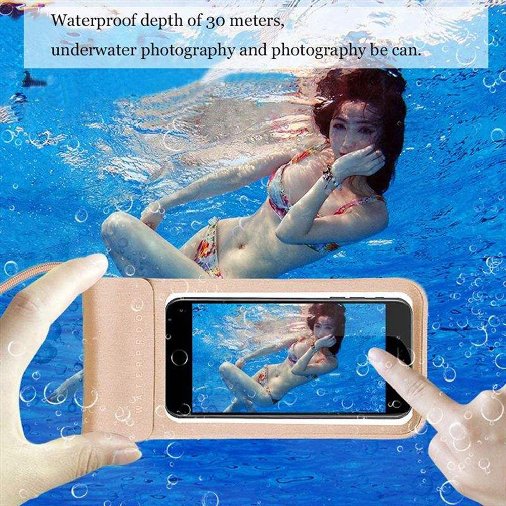 Universal Waterproof Case for Phone max. 6.8inch, Techsuit, TWC1, Black