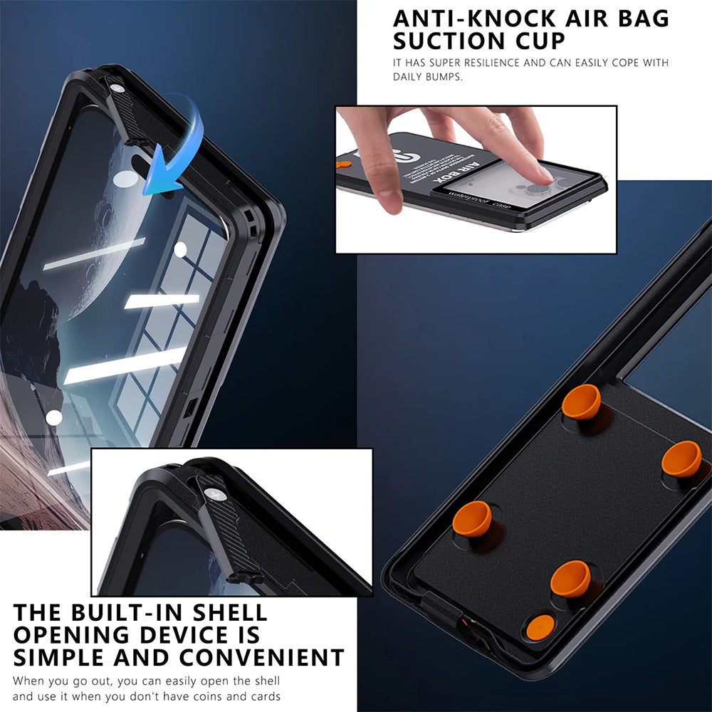 Universal Waterproof Case for Phone max. 6.9inch, ShellBox, AirBox, Black