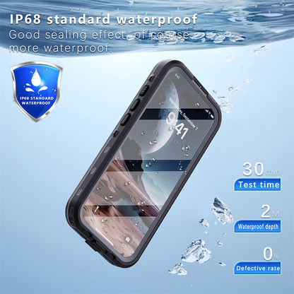 Waterproof Case for Apple iPhone 16, ShellBox, Black