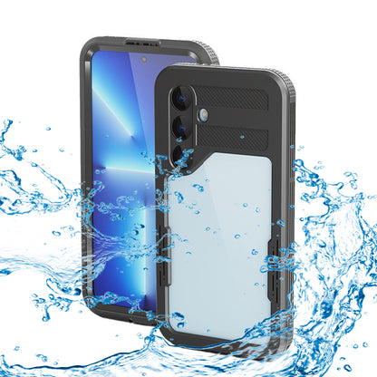 Waterproof Case for Samsung Galaxy S24 S921, ShellBox, Black