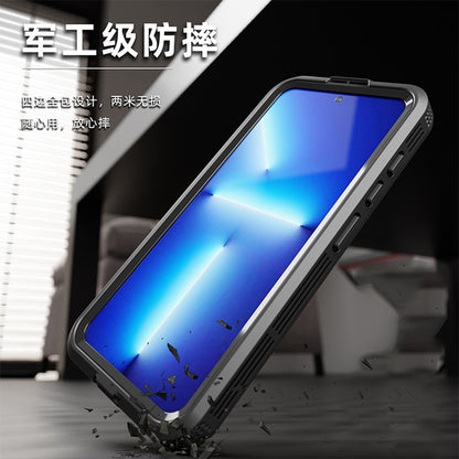 Waterproof Case for Samsung Galaxy S24 S921, ShellBox, Black