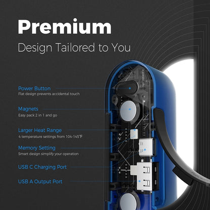 Ocoopa UT2s Hand Warmer, Blue