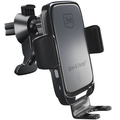 3MK Drive&Charge Wireless Car Charger, 15W, 1.67A, Black