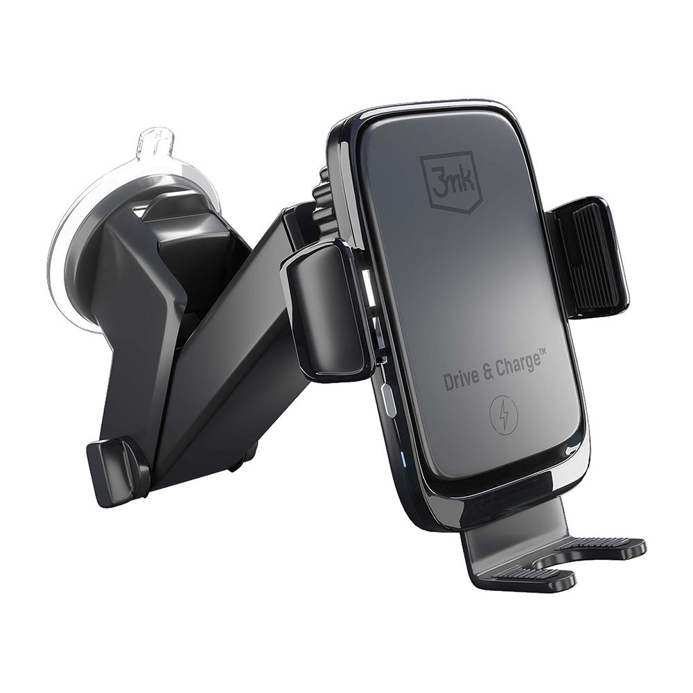 3MK Drive&Charge Wireless Car Charger, 15W, 1.67A, Black