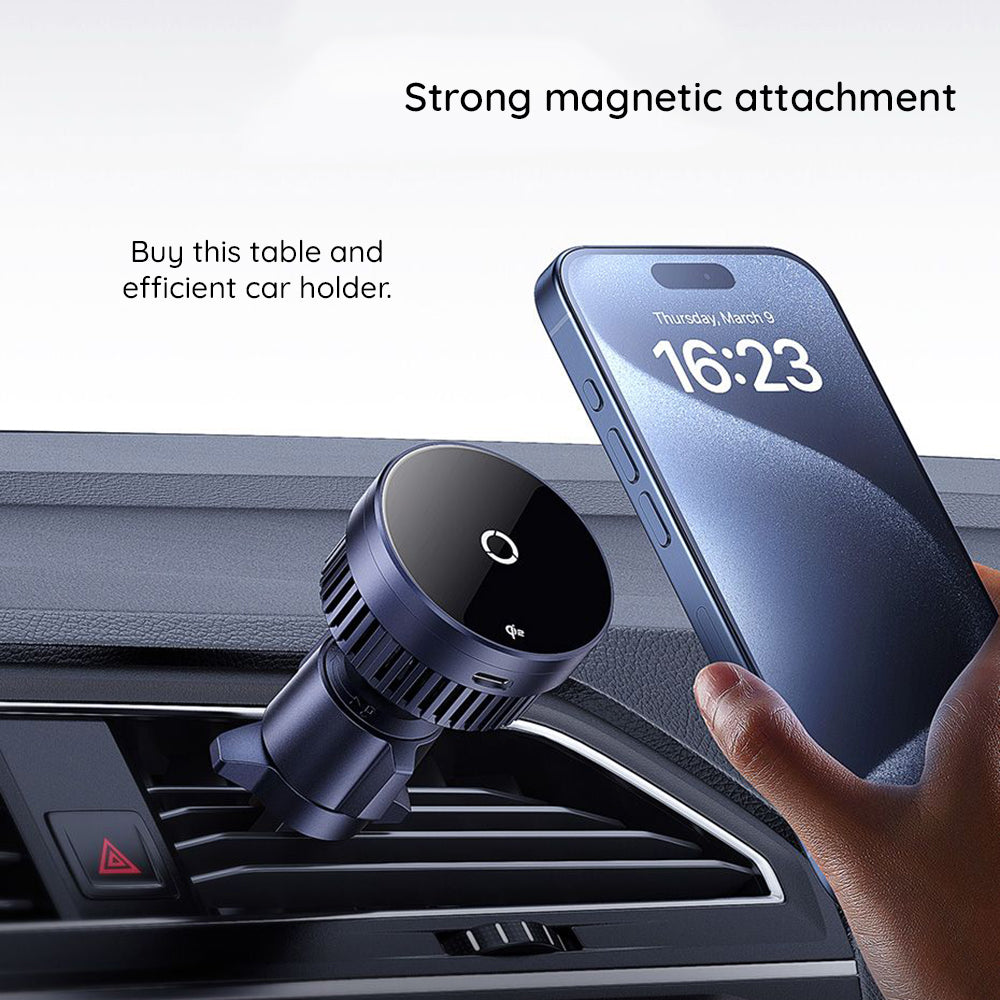 Baseus MagPro Wireless Car Charger, 15W, 1.67A, Black C40164100121-01