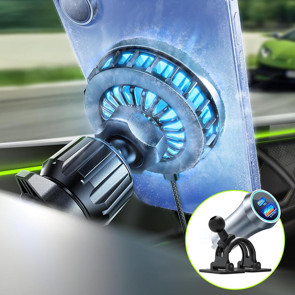 Lisen W701 Wireless Car Charger, 15W, 1.67A, Black YL0224060042