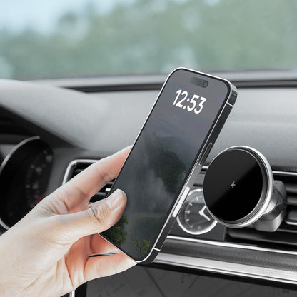 Proove Magic Circle Wireless Car Charger, 15W, 1.67A, Silver WHMC15020006